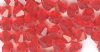 25 4mm Light Siam Swarovski Bicone Beads